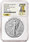 Photo of a 2026-W American Silver Eagle from an eBay listing that sold on Jul 22, 2026