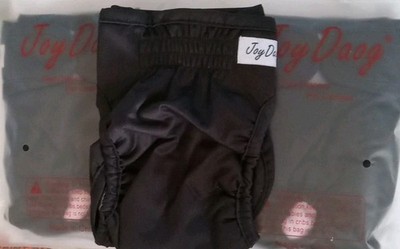 Lot of 3 Black Joy Daog  Size Small Puppy Dog Diapers Reusable