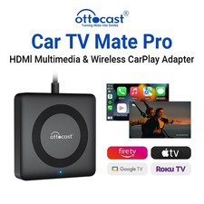 2in1 Ottocast Car TV Mate Pro 2K HDMI Input Converter  Wireless Carplay Adapter