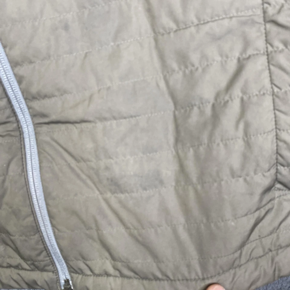 Мужской жилет LL Bean большой оливковый Primaloft утепленный стеганый на молнии упаковываемый - Изображение 4 из 4