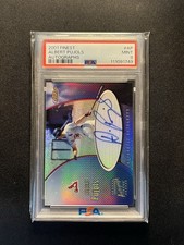 2001 Topps Finest - Authentic Autograph Albert Pujols #FA-AP (AU, RC) PSA 9