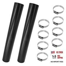 Gasoline Fuel Filler Neck Hose, Reinforced Tank (Straight, 2" ID,15 7/8" Long)