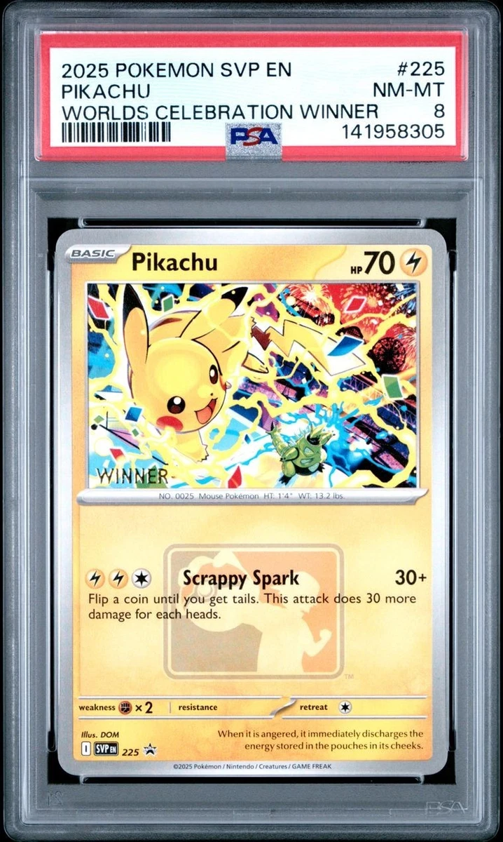 貴重⭐︎ポケキュン ピカチュウ 英語版 PSA8 Pikachu Pokémon TCG Professional Sports Authenticator (PSA) Grade