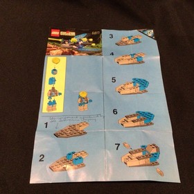 Vintage LEGO Insectoids Beta Buzzer (6817) - 100% Complete w BOX & INSTRUCTIONS!