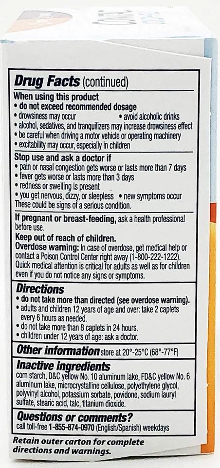 Contac Cld & Gripe Día/Noche Tamaño 28ct Contac Cld & Gripe Día/Noche Comprimidos 28ct 3... Foto 3 de 3