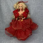 Barbie 1993 Happy Holidays Special Edition Barbie Doll Mattel #10824 Vintage 90s