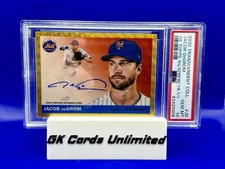 🔥🔥2020 TOPPS TRANSCENDENT ‘55 JACOB DEGROM SUPERFRACTOR AUTO 1/1 PSA 10🔥🔥