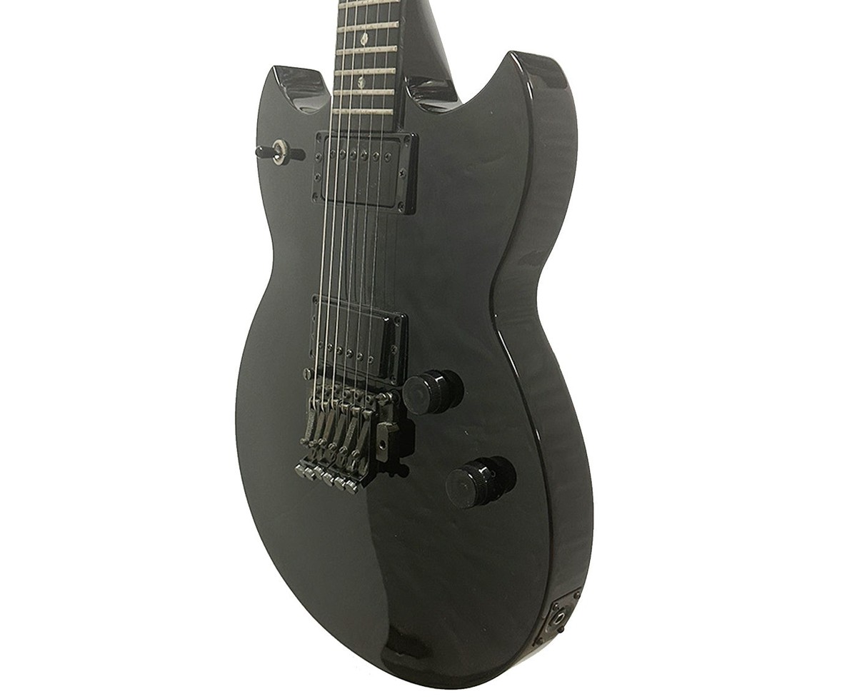 Yamaha SBG-1300TS Electric Guitar in Gloss Black w/ OHSC 1984 MIJ