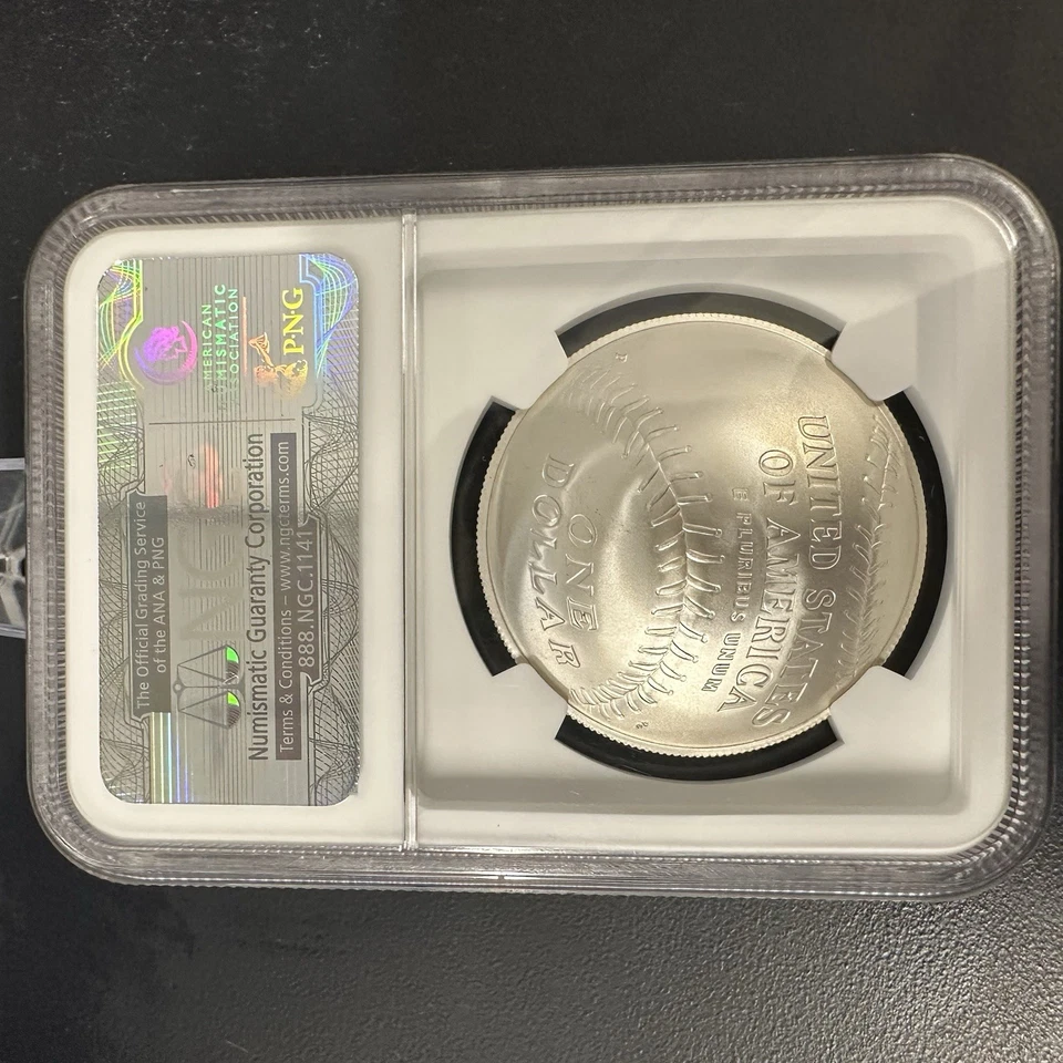 2014-P Silver $1 NGC PF 70 Ultra Cameo Baseball Hall Fame Early Rel ~ Nolan Ryan - Image 3 of 4