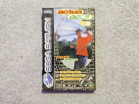 Actua Golf - Sega Saturn Game - 1996 - PAL Complete With Manual Fully Tested
