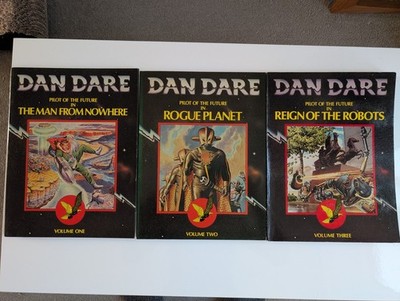 Dan Dare Pilot of the Future - Volumes 1 & 2 & 3. 1981 - Three Books