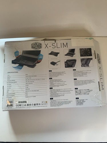 Cooler Master NotePal X-Slim Ultra-Slim Laptop Cooling Pad with 160mm Fan NEW - 第 2/3 張圖片