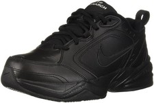 Men's Nike Air Monarch IV Wide 4E Black/Black 416355 001 