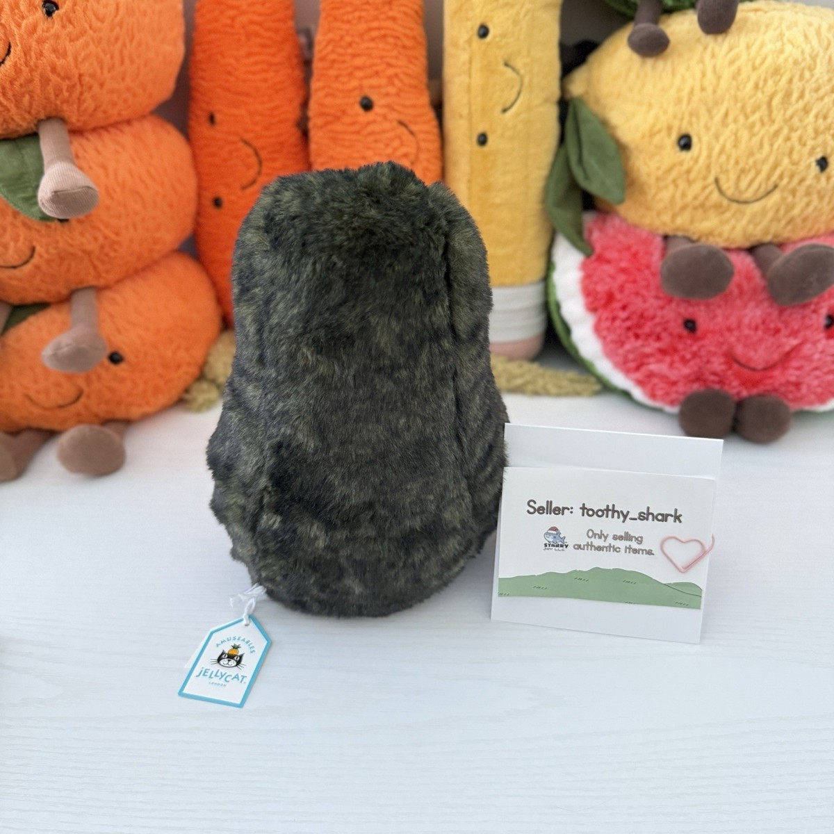 Jellycat Medium Amuseable Avocado BNWT - 100% Authentic - Ship