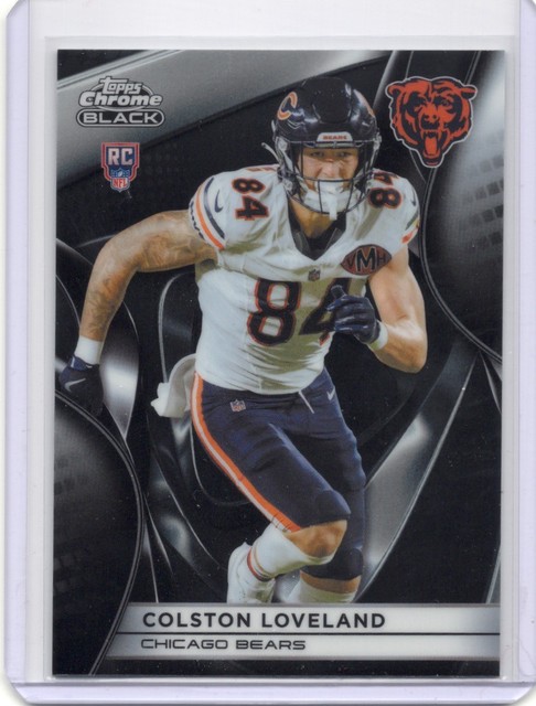 2025 Topps Chrome Black #106 Colston Loveland Bears RC