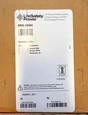 LIFESAFETY POWER FPV6-D8PE1 120VAC INPUT, BATTERY CHARGER 12V