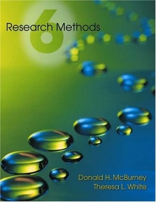 Research Methods,Donald McBurney, Theresa White