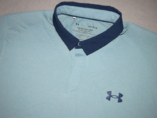 Under Armour ISO-CHILL Short Sleeved Stretch Polo Golf Shirt Men's Large