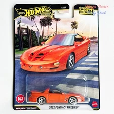 Mattel Hot Wheels Premium 2025 Boulevard #143 2002 Pontiac Firebird NEW GJT68