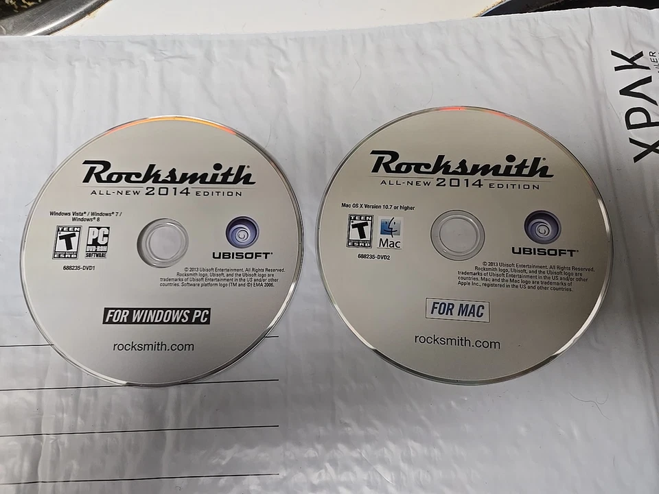 Rocksmith 2014 Edition PC Windows/Mac 2013 Two-Discs No Cable w/ Code - Image 4 of 4