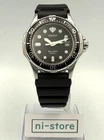 SEIKO 7N35-600A Diver's SCUBA Black Dial Quartz Vintage Watch Japan - Rank B+