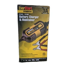 EverStart MAXX 3 Amp 6V/12V Automotive Battery Charger (BC3E) a-x