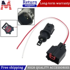 Intake Air Temperature Sensor & Connector Fits For Chrysler Dodge Jeep Ram