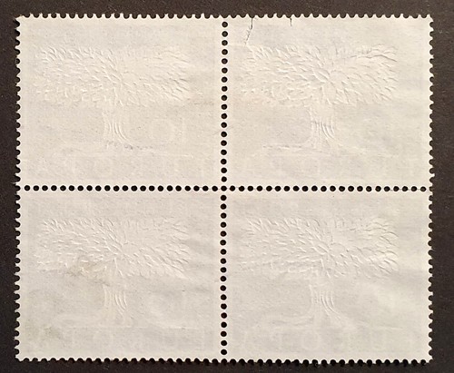 Germany Stamps 1957 Europa Tree 10pf in Block of 4 SG1187 VFU - Picture 2 of 2