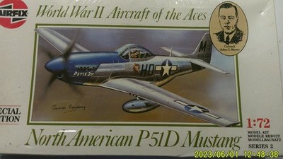 Airfix SPECIAL EDITION NORTH AMERICAN P 51D MUSTANG Col. C.Meyer  1/72  selten