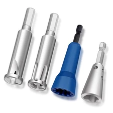 4 Pcs Wire Twister Tool for Drill, Wire Nut Twister Wire Stripper Tool Connec...