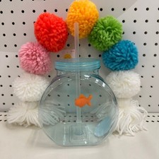 Target Bullseye&rsquo;s Playground Fishbowl Cup With Straw