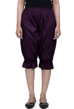 Purple Cotton Women Victorian Bloomers Gothic Renaissance Edwardian Pantaloons