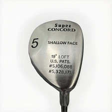 35" Short Super Concord Shallow Face 5 Fairway Wood 19° JR Golf  Jumbomax Grip