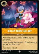 Disney Lorcana TCG Whispers in the Well Della's Moon Lullaby Cold Foil 28/204