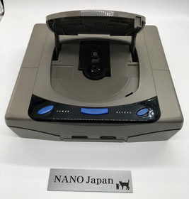 Sega Saturn Gray Console HST-3200 Japanese Version Tested Controller