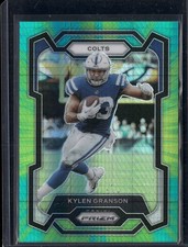 2023 Panini Prizm Kylen Granson Hyper Prizm 075/175 #128 Indianapolis Colts