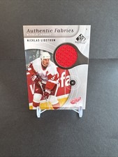 2006 Upper Deck Auth FABRICS JERSEY #AF-NL Nicklas Lidstrom RED WINGS EX/NM
