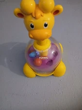 2011 Playskool Poppin' Park Giraffalaff Tumble Top Toy Giraffe Spinning Ballsb