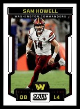 Sam Howell 2023 Score #253 Washington Commanders Buy10get5FREE