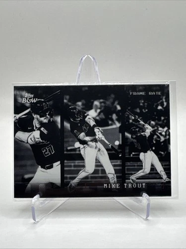 2025 Topps Black & White - Frame Rate Mike Trout #FR7