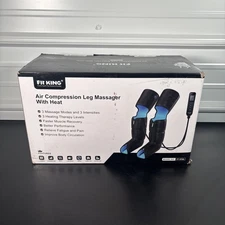 FIT KING Leg Massager with Heat for Circulation Leg and Foot Compression FT-076A