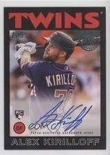 2021 Topps 1986 Baseball Series 2 Black 32/199 Alex Kirilloff #86A-AK Auto 0z66