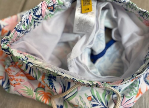 Ralph Lauren Polo Size 7 (6) Printed Boys Swim Shorts Trunks Pony Blue Fish NWT - Picture 7 of 14