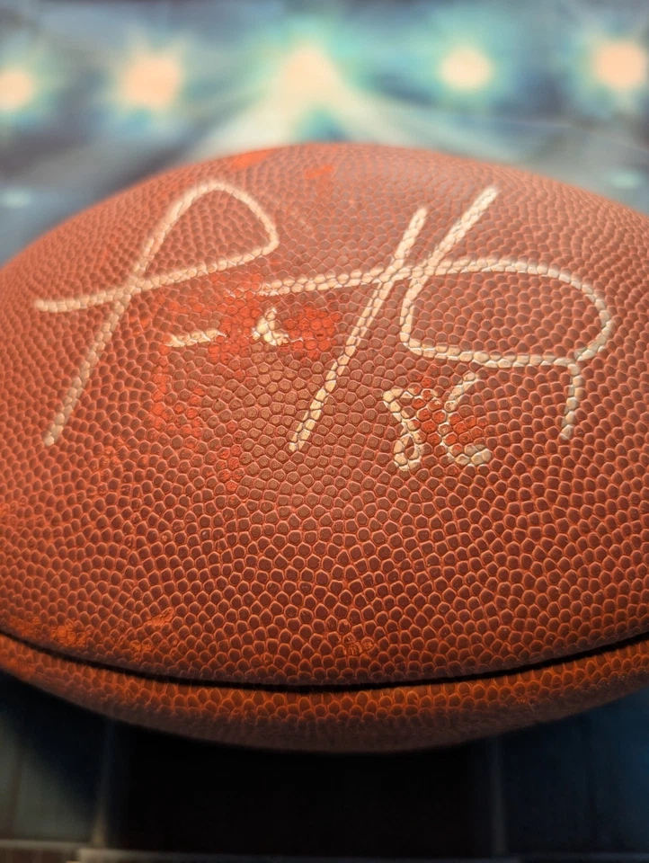 NFL Baltimore Ravens Todd Heap Firmado Autografiado Wilson Castrol Edge Fútbol Foto 4 de 4