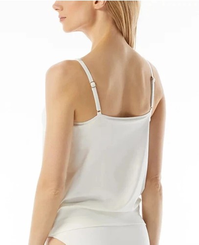 Michael Kors Women's Lace-Up Blouson Tankini Top White Size Medium New - Picture 2 of 5