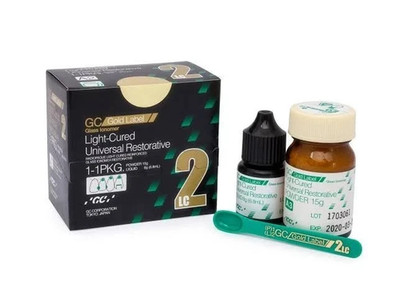 GC Fuji II LC Big Light Cured High Fluoride Release Glass Ionomer Cement