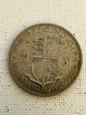 UK 1935, ½ Crown - George V 4th type 50% Silver Coin Half Crown
