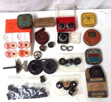 Antique / vintage typewriter parts and ribbon tins lot thumbnail