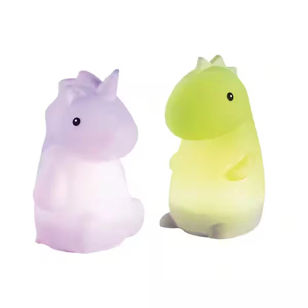Lámpara Unicornio Recargable para Dormitorio Infantil Luz LED Noche Cambio de Color Foto 2 de 4