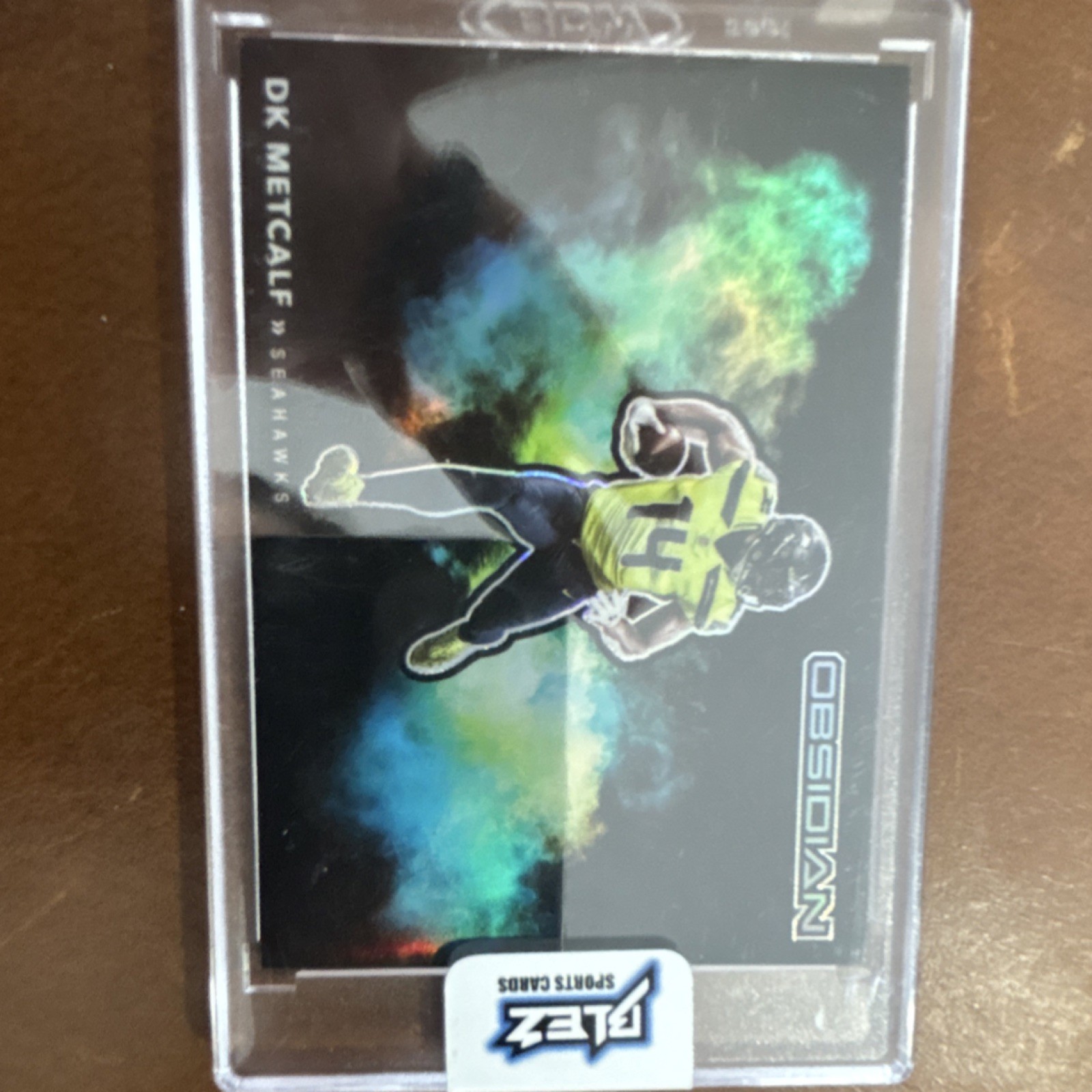 2021 Panini Obsidian Football DK Metcalf Black Color Blast Seattle Seahawks